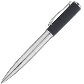 Ручка шариковая Banzai Soft Touch, черная с логотипом в Белгороде заказать по выгодной цене в кибермаркете AvroraStore