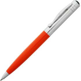 Ручка шариковая Promise, оранжевая с логотипом в Белгороде заказать по выгодной цене в кибермаркете AvroraStore