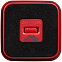 Беспроводная колонка с подсветкой логотипа Glim, красная с логотипом в Белгороде заказать по выгодной цене в кибермаркете AvroraStore