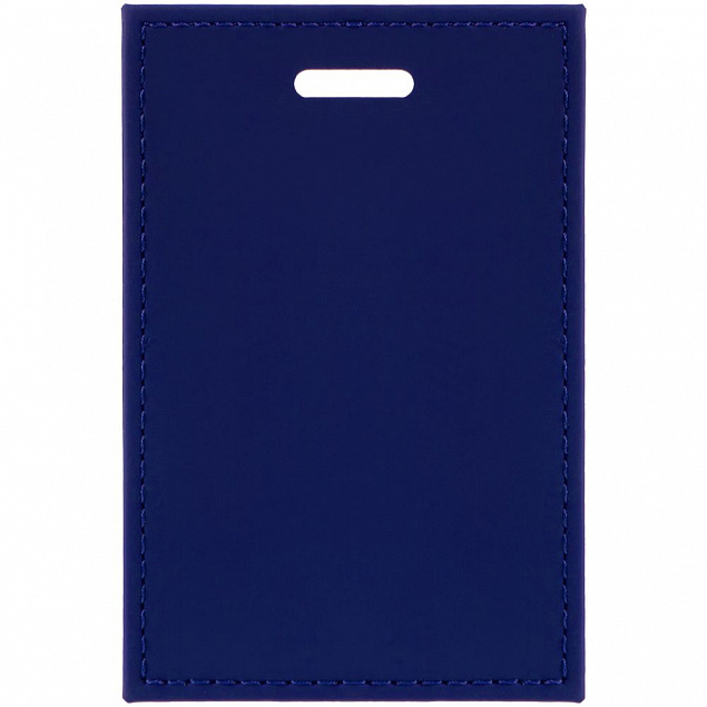 Чехол для пропуска Shall, синий с логотипом в Белгороде заказать по выгодной цене в кибермаркете AvroraStore