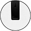 Часы настенные Lander, белые с черным с логотипом в Белгороде заказать по выгодной цене в кибермаркете AvroraStore