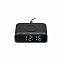 Настольные часы с беспроводной зарядкой 15W Rigel, черные с логотипом в Белгороде заказать по выгодной цене в кибермаркете AvroraStore