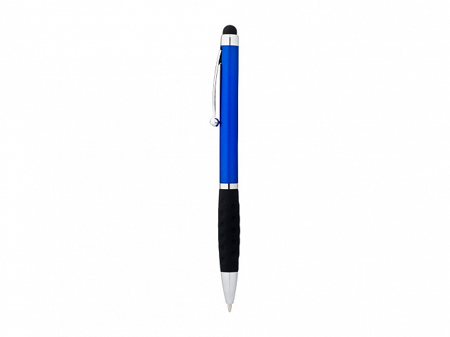 Ручка-стилус шариковая Ziggy черные чернила, синий/черный с логотипом в Белгороде заказать по выгодной цене в кибермаркете AvroraStore