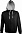 Толстовка мужская Soul Men 290 с контрастным капюшоном, черная с логотипом в Белгороде заказать по выгодной цене в кибермаркете AvroraStore