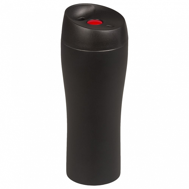 Термостакан Solingen, вакуумный, герметичный, черный с логотипом в Белгороде заказать по выгодной цене в кибермаркете AvroraStore