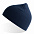 Шапка детская KID YALA, вязанная, 100%  органический хлопок, темно-синий с логотипом в Белгороде заказать по выгодной цене в кибермаркете AvroraStore