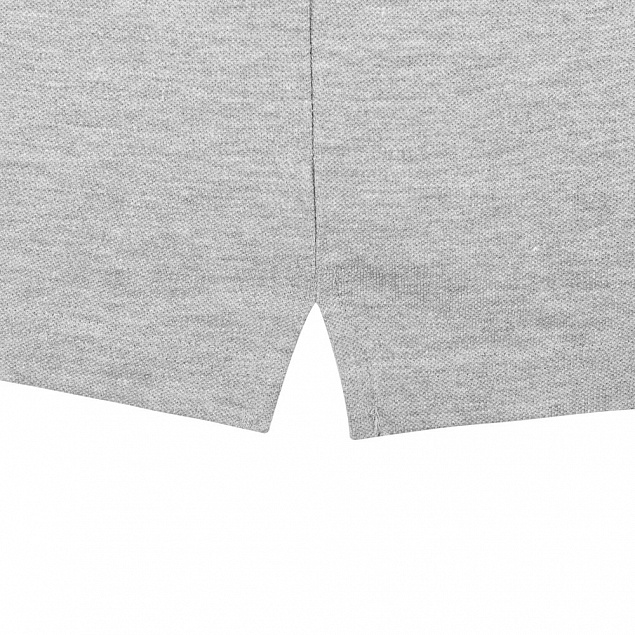 Рубашка поло Heavymill серый меланж с логотипом в Белгороде заказать по выгодной цене в кибермаркете AvroraStore
