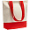 Холщовая сумка Shopaholic, красная с логотипом в Белгороде заказать по выгодной цене в кибермаркете AvroraStore