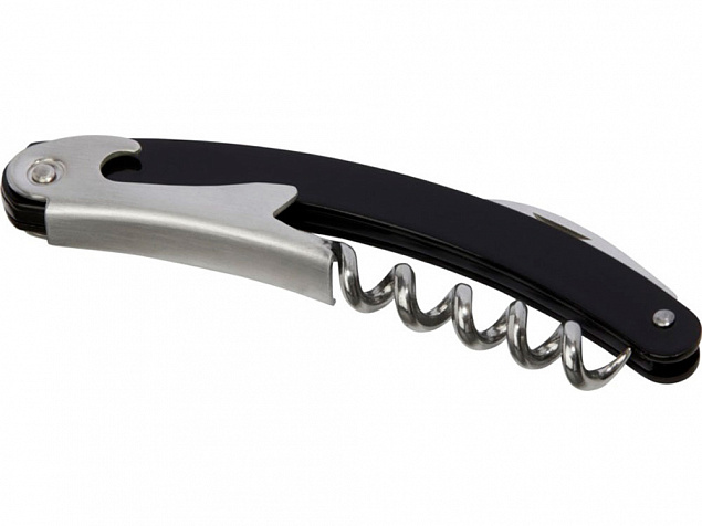 Складной нож Nordkapp, черный с логотипом в Белгороде заказать по выгодной цене в кибермаркете AvroraStore
