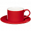 Чайная пара Clio, красная с логотипом в Белгороде заказать по выгодной цене в кибермаркете AvroraStore