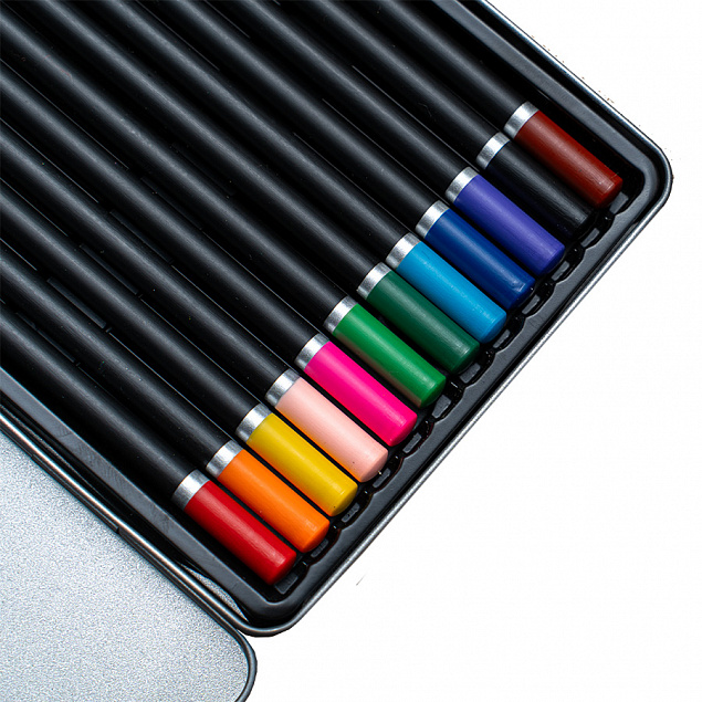 Набор цветных карандашей PROFESSIONAL, 12 цветов с логотипом в Белгороде заказать по выгодной цене в кибермаркете AvroraStore