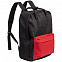 Рюкзак Niels, черный с красным с логотипом в Белгороде заказать по выгодной цене в кибермаркете AvroraStore