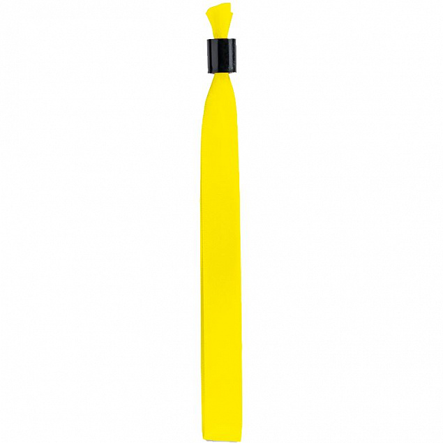 Несъемный браслет Seccur, желтый с логотипом в Белгороде заказать по выгодной цене в кибермаркете AvroraStore