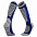 Термоноски мужские высокие Monterno Sport, синие с серым с логотипом в Белгороде заказать по выгодной цене в кибермаркете AvroraStore