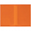 Обложка для паспорта Shall, оранжевая с логотипом в Белгороде заказать по выгодной цене в кибермаркете AvroraStore