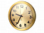 Часы настенные Кларк, золотистый с логотипом в Белгороде заказать по выгодной цене в кибермаркете AvroraStore