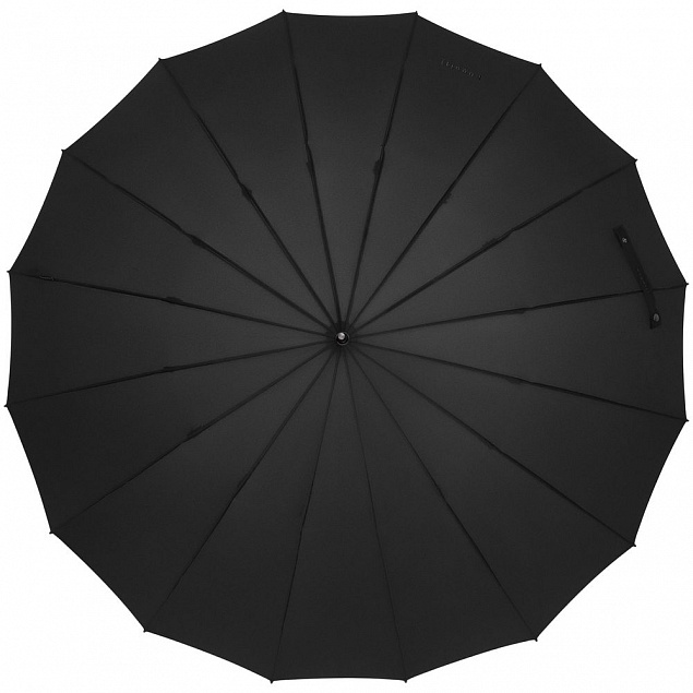 Зонт-трость Big Boss, черный с логотипом в Белгороде заказать по выгодной цене в кибермаркете AvroraStore