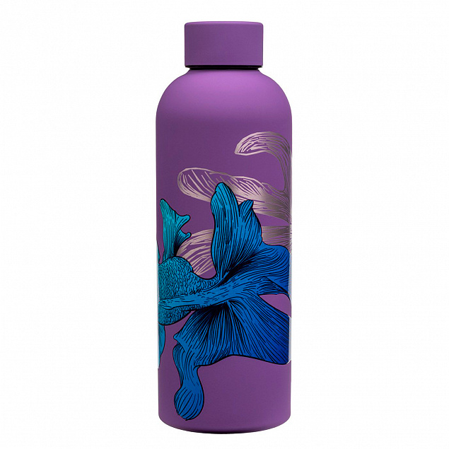 Термобутылка вакуумная герметичная, Prima, 500 ml, фиолетовая Рыбы с логотипом в Белгороде заказать по выгодной цене в кибермаркете AvroraStore