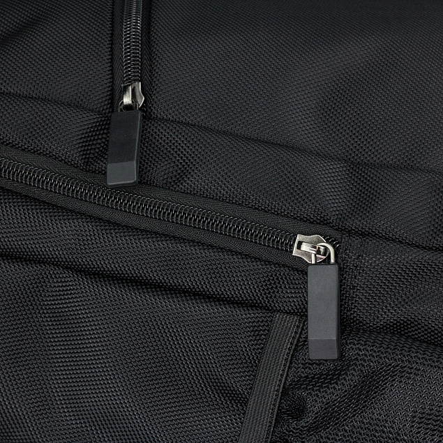 Спортивный рюкзак Delta, черный с логотипом в Белгороде заказать по выгодной цене в кибермаркете AvroraStore