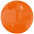 Надувной пляжный мяч Sun and Fun, полупрозрачный оранжевый с логотипом в Белгороде заказать по выгодной цене в кибермаркете AvroraStore