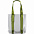 Шоппер Clear Fest, прозрачный серый с зелеными ручками с логотипом в Белгороде заказать по выгодной цене в кибермаркете AvroraStore