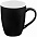 Кружка Bright Tulip, матовая, черная с белым с логотипом в Белгороде заказать по выгодной цене в кибермаркете AvroraStore