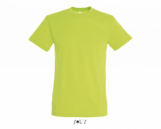 Фуфайка (футболка) REGENT мужская,Зеленое яблоко XXS с логотипом в Белгороде заказать по выгодной цене в кибермаркете AvroraStore