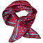 Платок Tourbillon Silk, бордовый с логотипом в Белгороде заказать по выгодной цене в кибермаркете AvroraStore