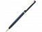 Ручка шариковая Лиссабон синяя с логотипом в Белгороде заказать по выгодной цене в кибермаркете AvroraStore