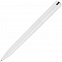 Ручка шариковая Split Neon, белая с черным с логотипом в Белгороде заказать по выгодной цене в кибермаркете AvroraStore