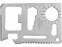 Мультиинструмент в чехле Helper mini, стальной с логотипом в Белгороде заказать по выгодной цене в кибермаркете AvroraStore