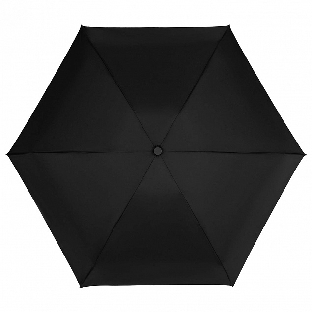 Зонт складной  Salana, черный с логотипом в Белгороде заказать по выгодной цене в кибермаркете AvroraStore
