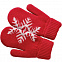 Варежки "Сложи снежинку!" с теплой подкладкой с логотипом в Белгороде заказать по выгодной цене в кибермаркете AvroraStore