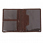 Чехол для документов Classic, коричневый с логотипом в Белгороде заказать по выгодной цене в кибермаркете AvroraStore