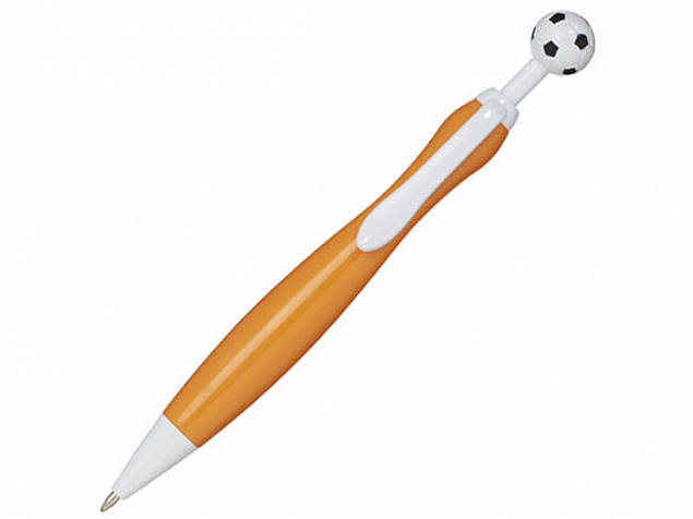 Ручка пластиковая шариковая «Naples football» с логотипом в Белгороде заказать по выгодной цене в кибермаркете AvroraStore