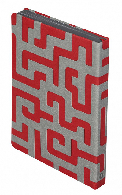 Ежедневник Labyrinth, недатированный, красный с логотипом в Белгороде заказать по выгодной цене в кибермаркете AvroraStore