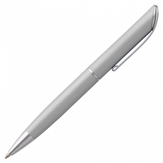 Ручка шариковая Glide, серая с логотипом в Белгороде заказать по выгодной цене в кибермаркете AvroraStore