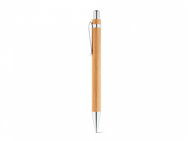 Набор из бамбука «GREENY»: ручка шариковая, механический карандаш с логотипом в Белгороде заказать по выгодной цене в кибермаркете AvroraStore