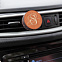 Ароматизатор в машину Sentir Deflector, коричневый, ледяной фрукт с логотипом в Белгороде заказать по выгодной цене в кибермаркете AvroraStore