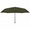Зонт складной Nature Mini, зеленый с логотипом в Белгороде заказать по выгодной цене в кибермаркете AvroraStore
