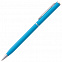 Ручка шариковая Hotel Chrome, ver.2, голубая с логотипом в Белгороде заказать по выгодной цене в кибермаркете AvroraStore