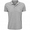 Рубашка поло мужская Planet Men, серый меланж с логотипом в Белгороде заказать по выгодной цене в кибермаркете AvroraStore