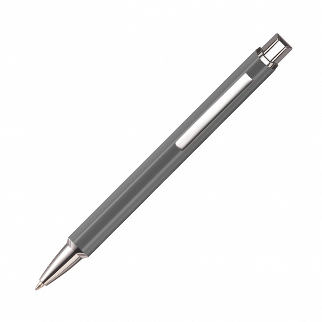 Шариковая ручка Penta, серая с логотипом в Белгороде заказать по выгодной цене в кибермаркете AvroraStore