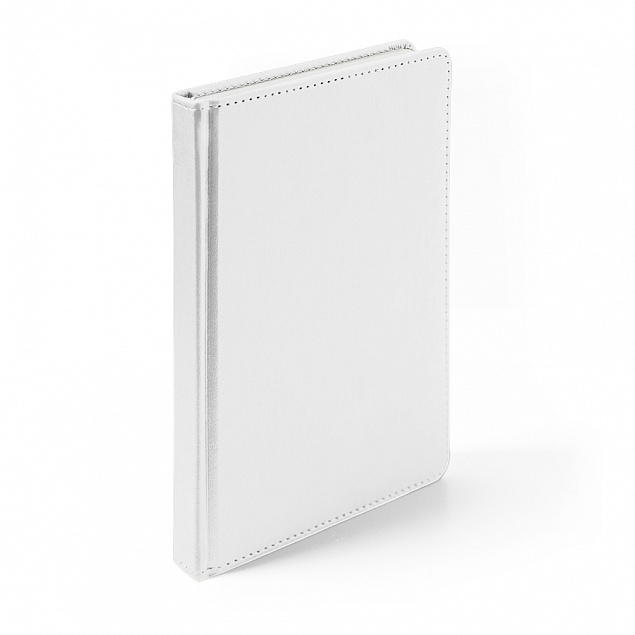 Ежедневник недатированный Anderson, А5,  белый, белый блок с логотипом в Белгороде заказать по выгодной цене в кибермаркете AvroraStore