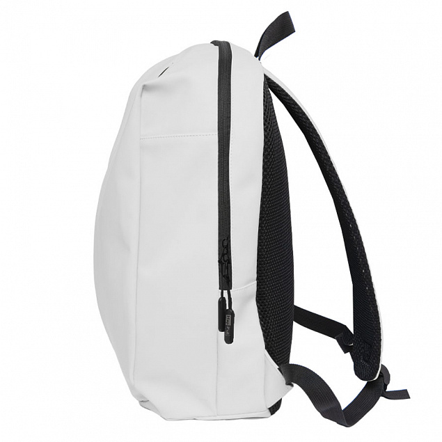 Рюкзак "Go", белый, 41 х 29 х15,5 см, 100% полиуретан с логотипом в Белгороде заказать по выгодной цене в кибермаркете AvroraStore
