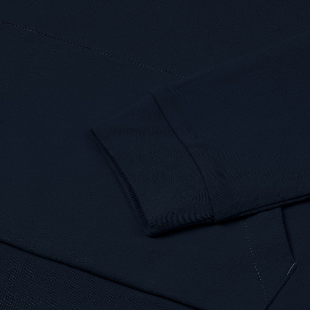Толстовка на молнии с капюшоном Unit Siverga Heavy, темно-синяя с логотипом в Белгороде заказать по выгодной цене в кибермаркете AvroraStore
