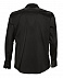 Рубашка мужская с длинным рукавом Brighton, черная с логотипом в Белгороде заказать по выгодной цене в кибермаркете AvroraStore