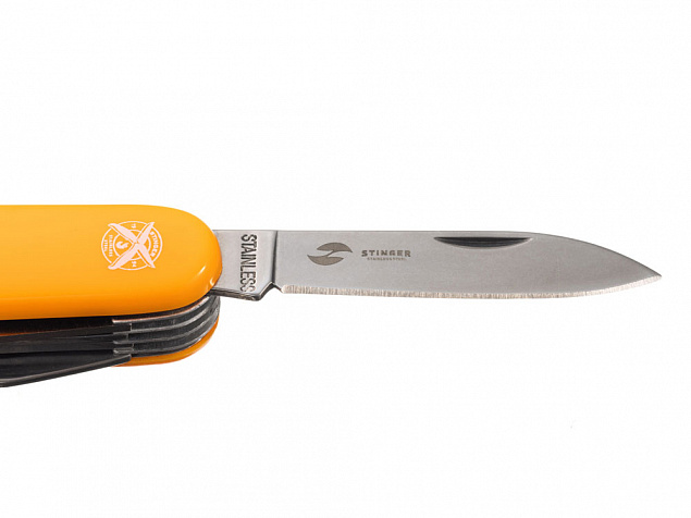 Нож перочинный, 89 мм, 15 функций с логотипом в Белгороде заказать по выгодной цене в кибермаркете AvroraStore
