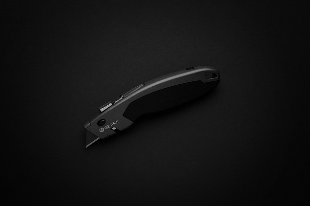 Сверхпрочный строительный нож Gear X с логотипом в Белгороде заказать по выгодной цене в кибермаркете AvroraStore