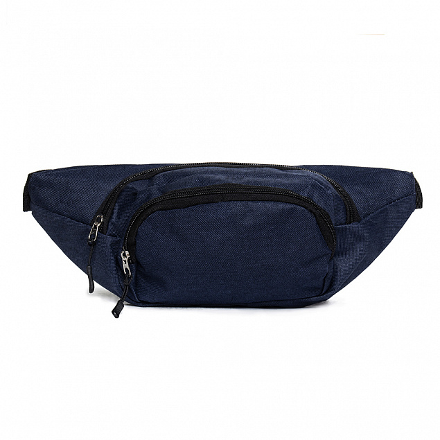 Рюкзаки и сумки Сумка поясная STAN таффета 168D, 125 Тёмно-синий меланж с логотипом в Белгороде заказать по выгодной цене в кибермаркете AvroraStore